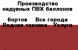  Производство надувных ПВХ баллонов (бортов) - Все города Водная техника » Услуги   . Кировская обл.,Сошени п.